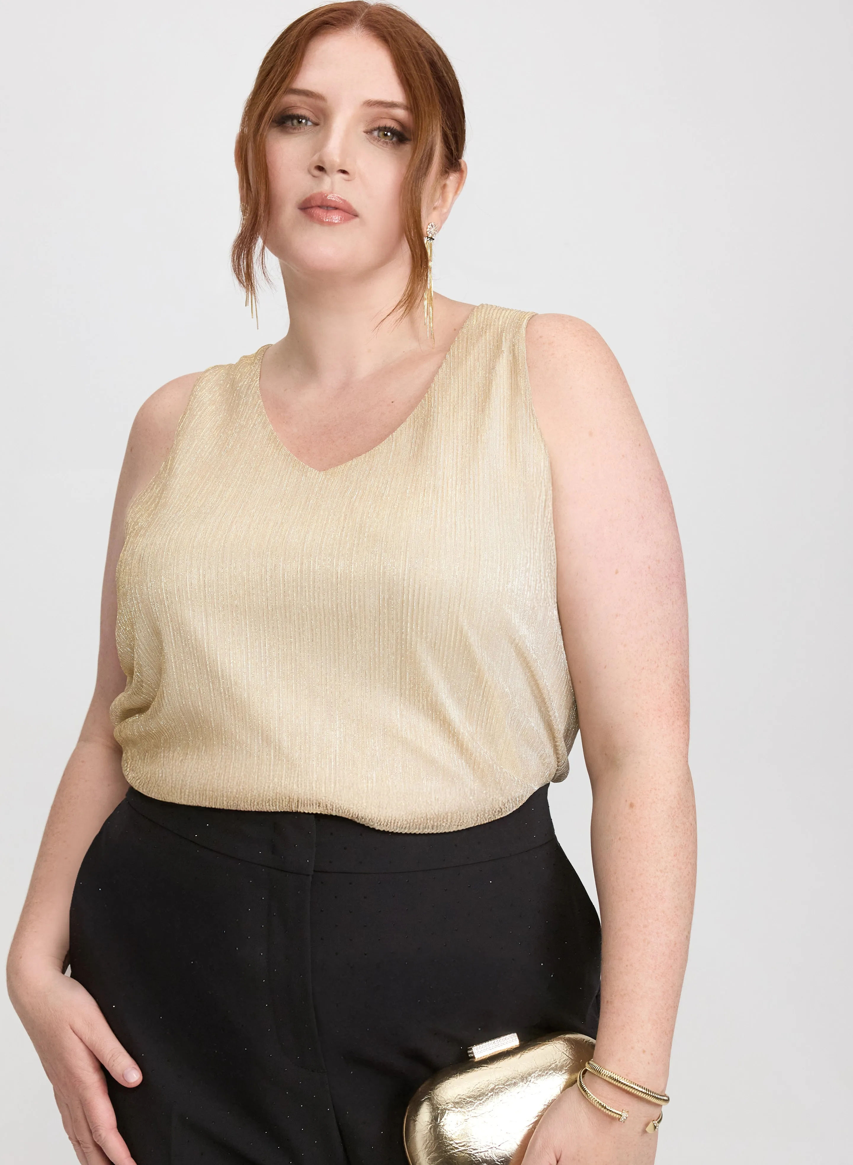 Laura Sleeveless Metallic Top Laura Sleeveless Metallic Top - Image 1