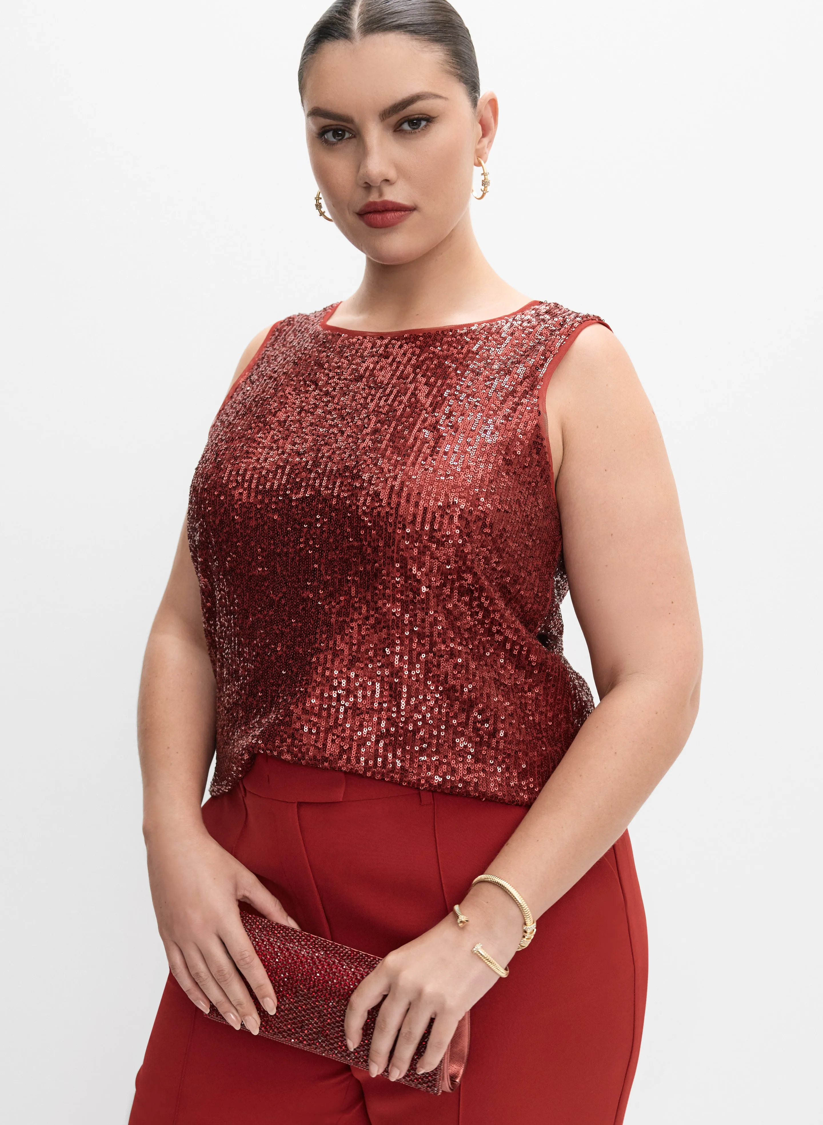 Laura Melanie Lyne - Sequin Embellished Top Laura Melanie Lyne - Sequin Embellished Top - Image 1