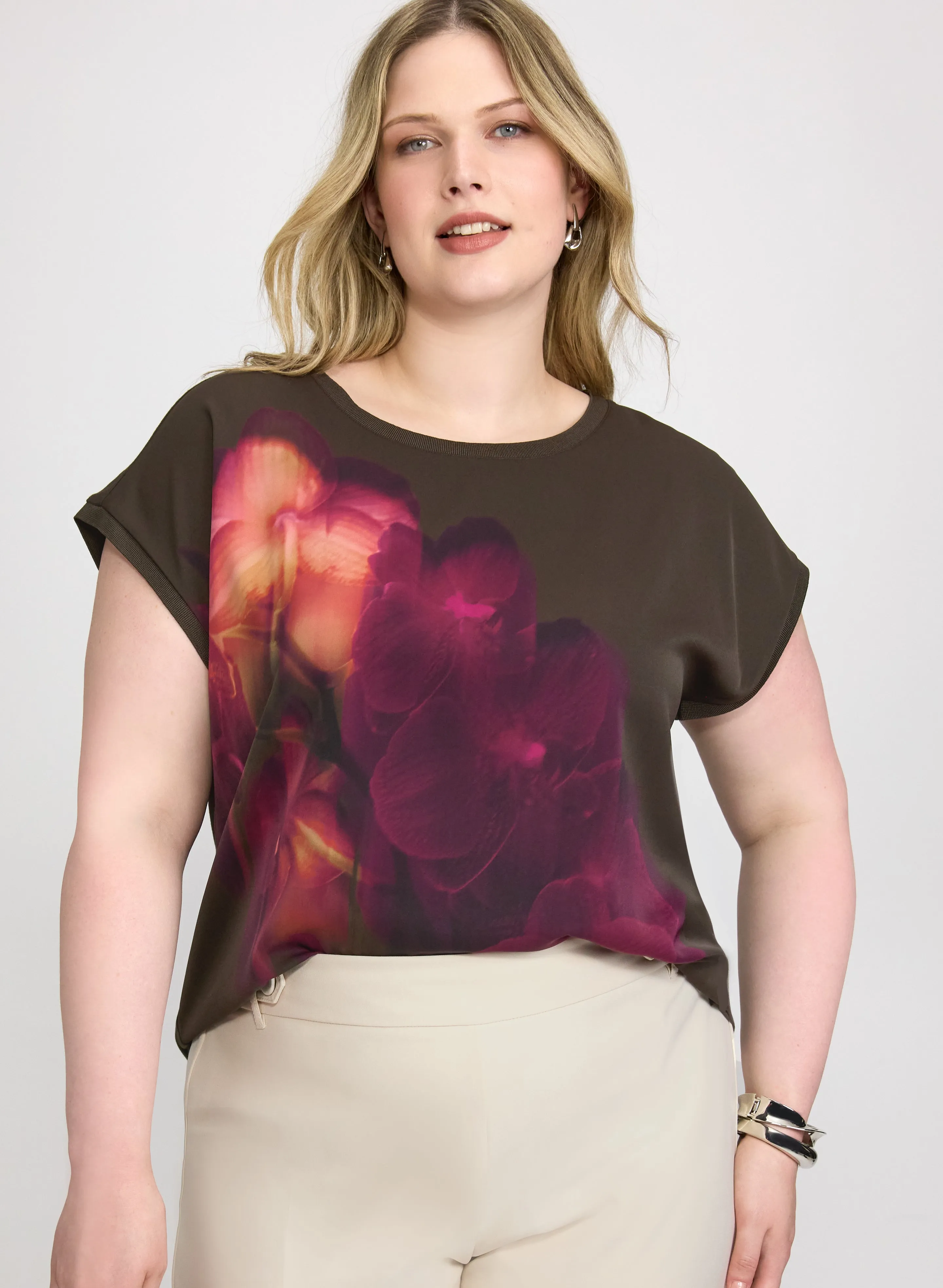 Laura Floral Front Top Laura Floral Front Top - Image 1