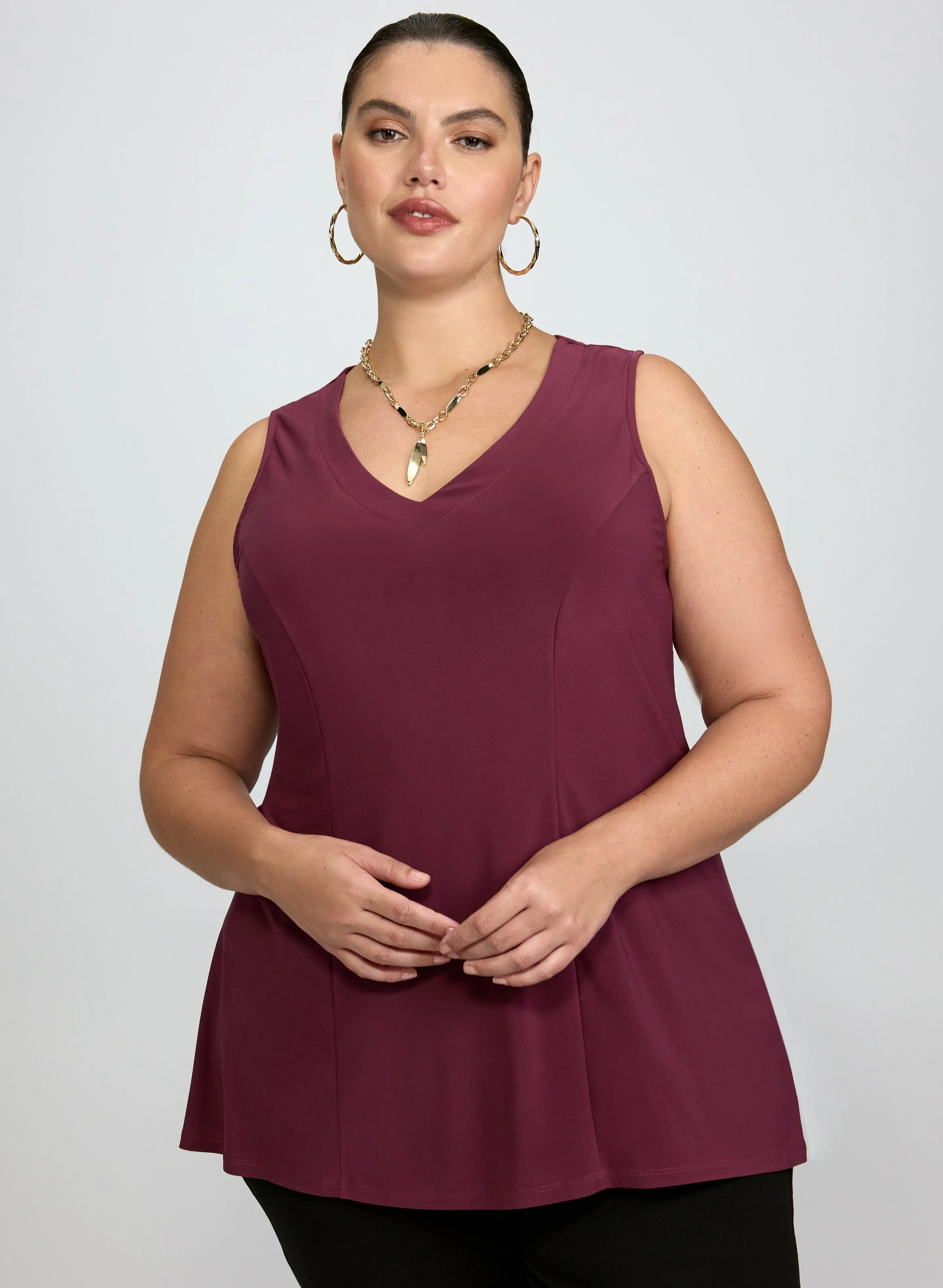 Laura Peplum Hem Tank Top Laura Peplum Hem Tank Top - Image 1