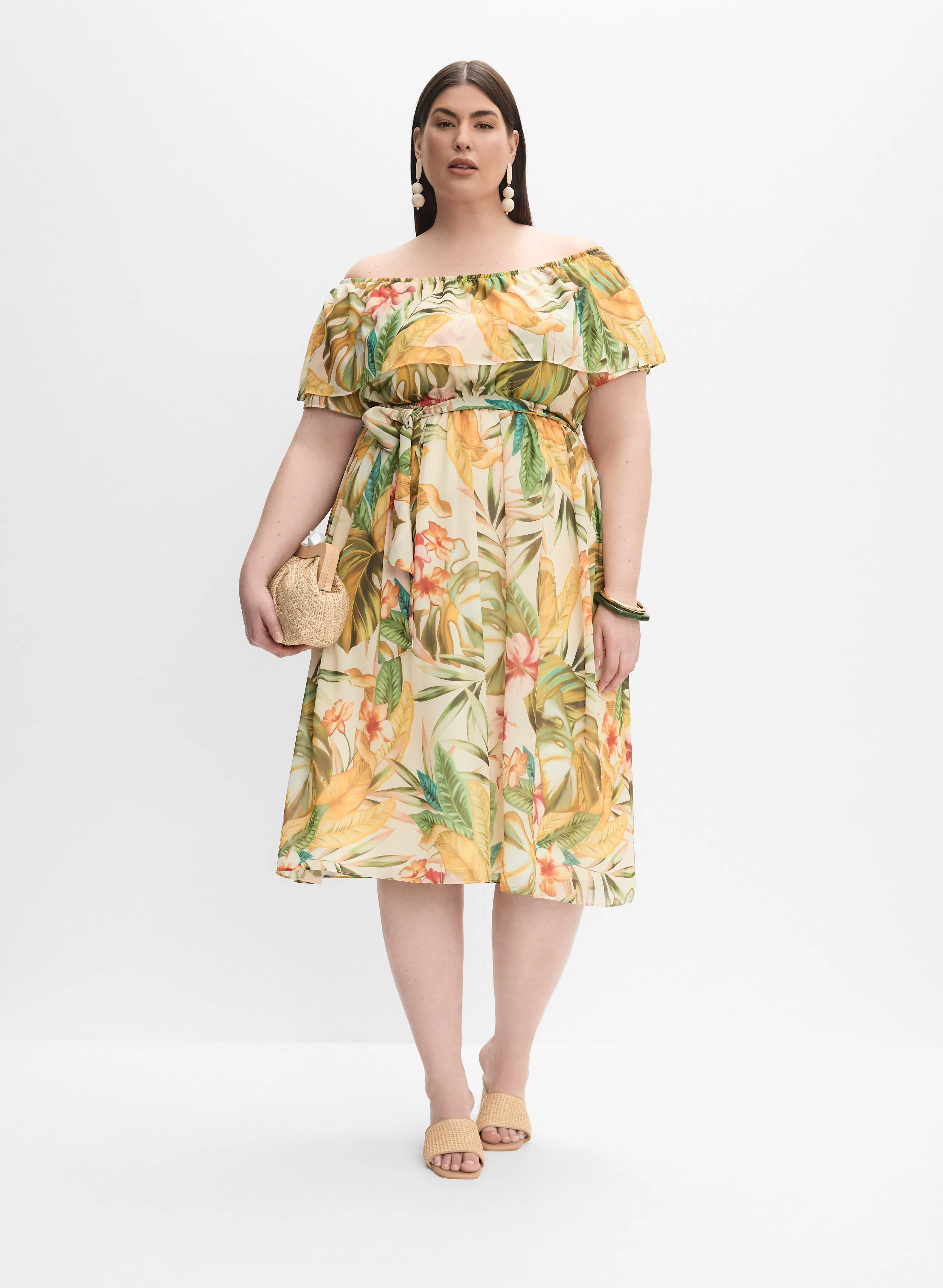 Laura Melanie Lyne - Tropical Print Dress Laura Melanie Lyne - Tropical Print Dress - Image 1