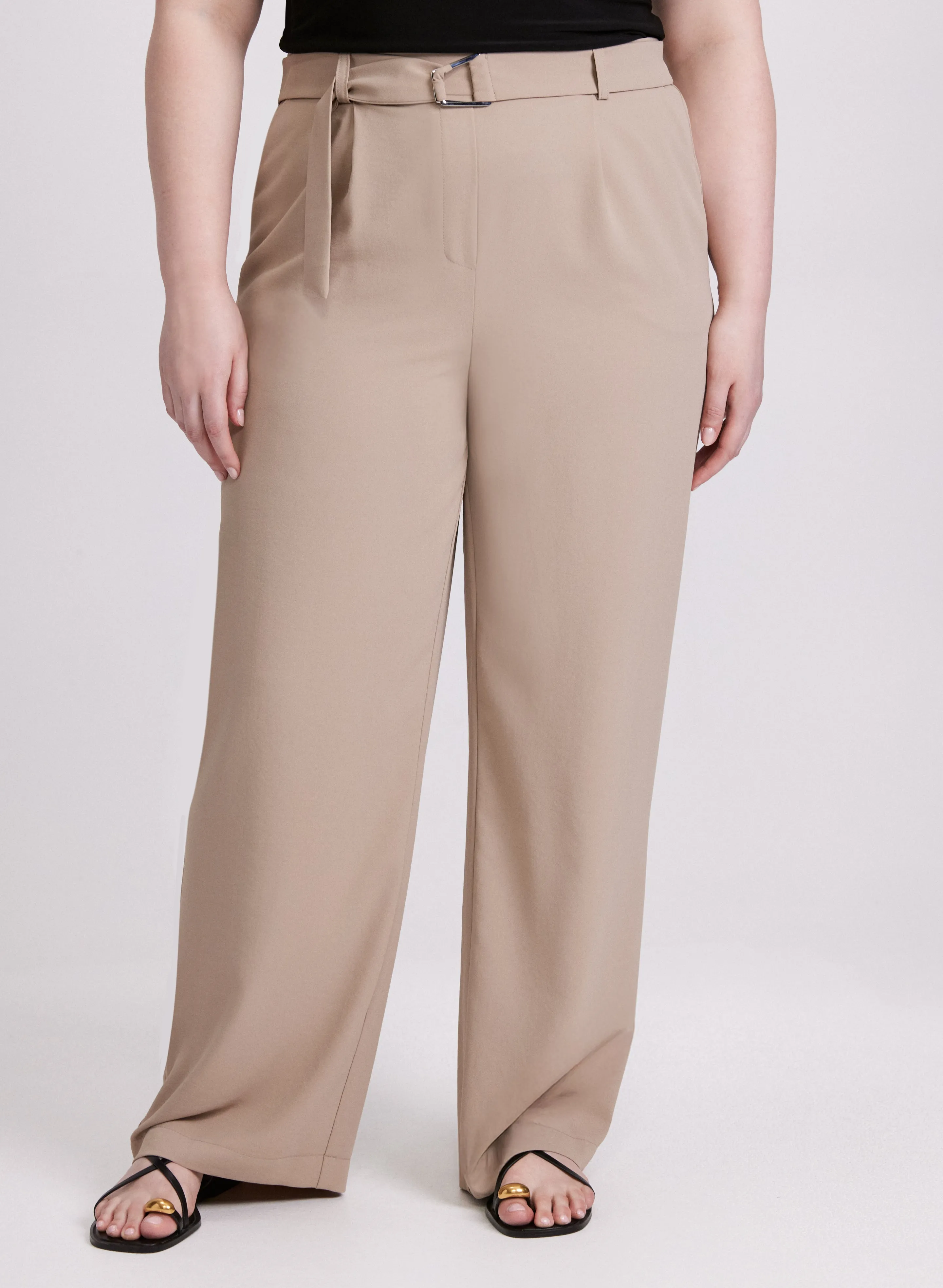 Laura Joseph Ribkoff - Belted Wide-Leg Pants Laura Joseph Ribkoff - Belted Wide-Leg Pants - Image 1
