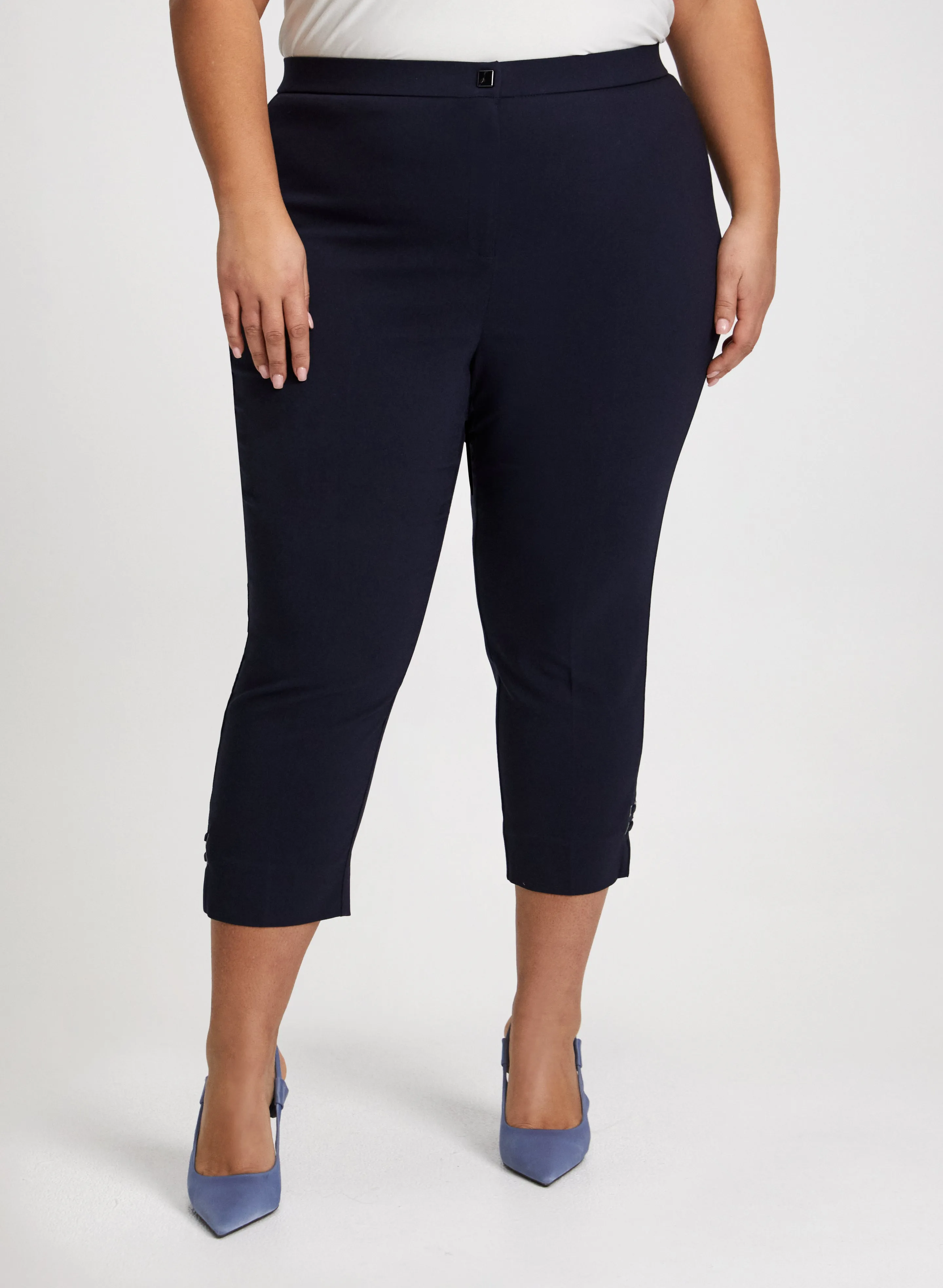 Laura Signature Fit Bengaline Capris Laura Signature Fit Bengaline Capris - Image 1