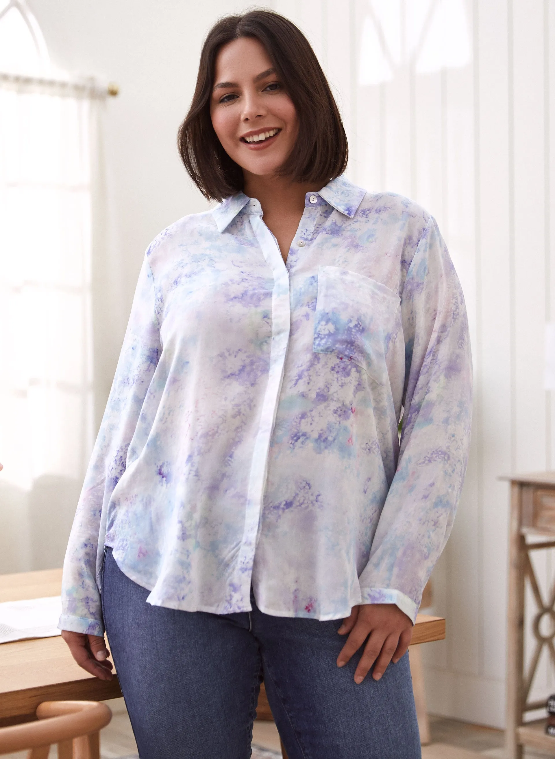 Laura Dex - Tie-Dye Print Top Laura Dex - Tie-Dye Print Top - Image 1
