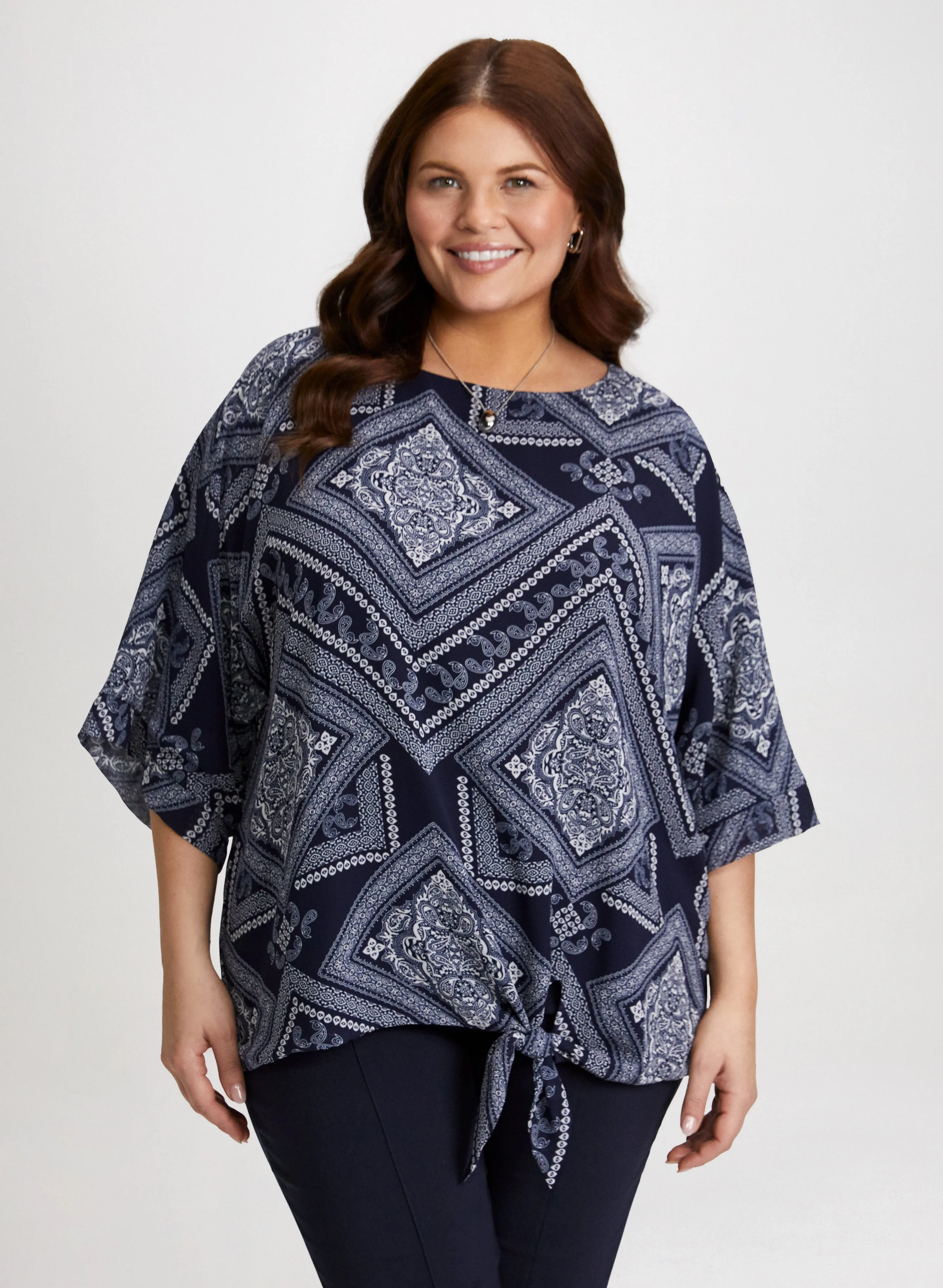 Laura Paisley Border Print Blouse Laura Paisley Border Print Blouse - Image 1