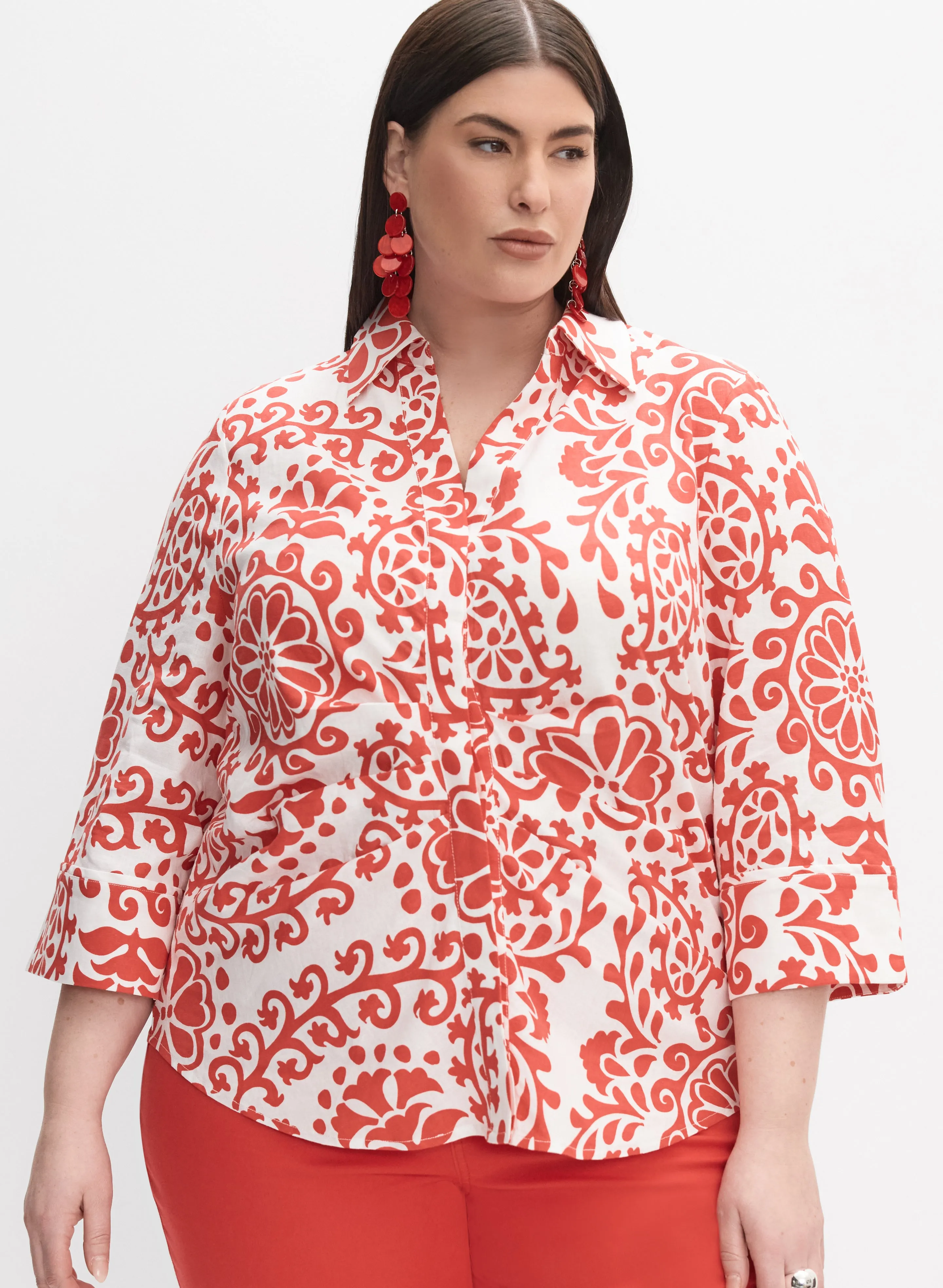 Laura Melanie Lyne - Paisley Linen Blouse Laura Melanie Lyne - Paisley Linen Blouse - Image 1