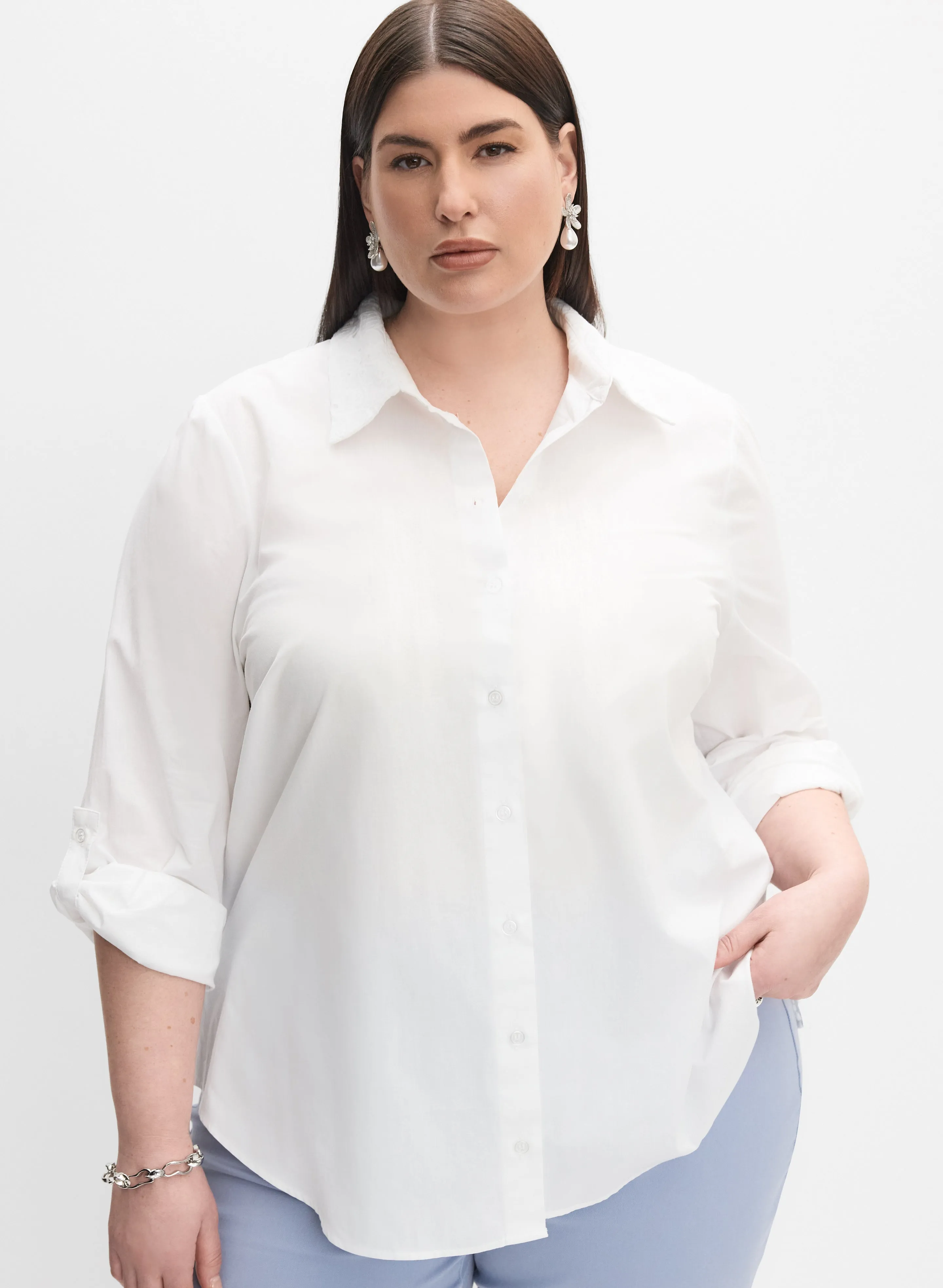 Laura Melanie Lyne - Embroidered Back Blouse Laura Melanie Lyne - Embroidered Back Blouse - Image 1
