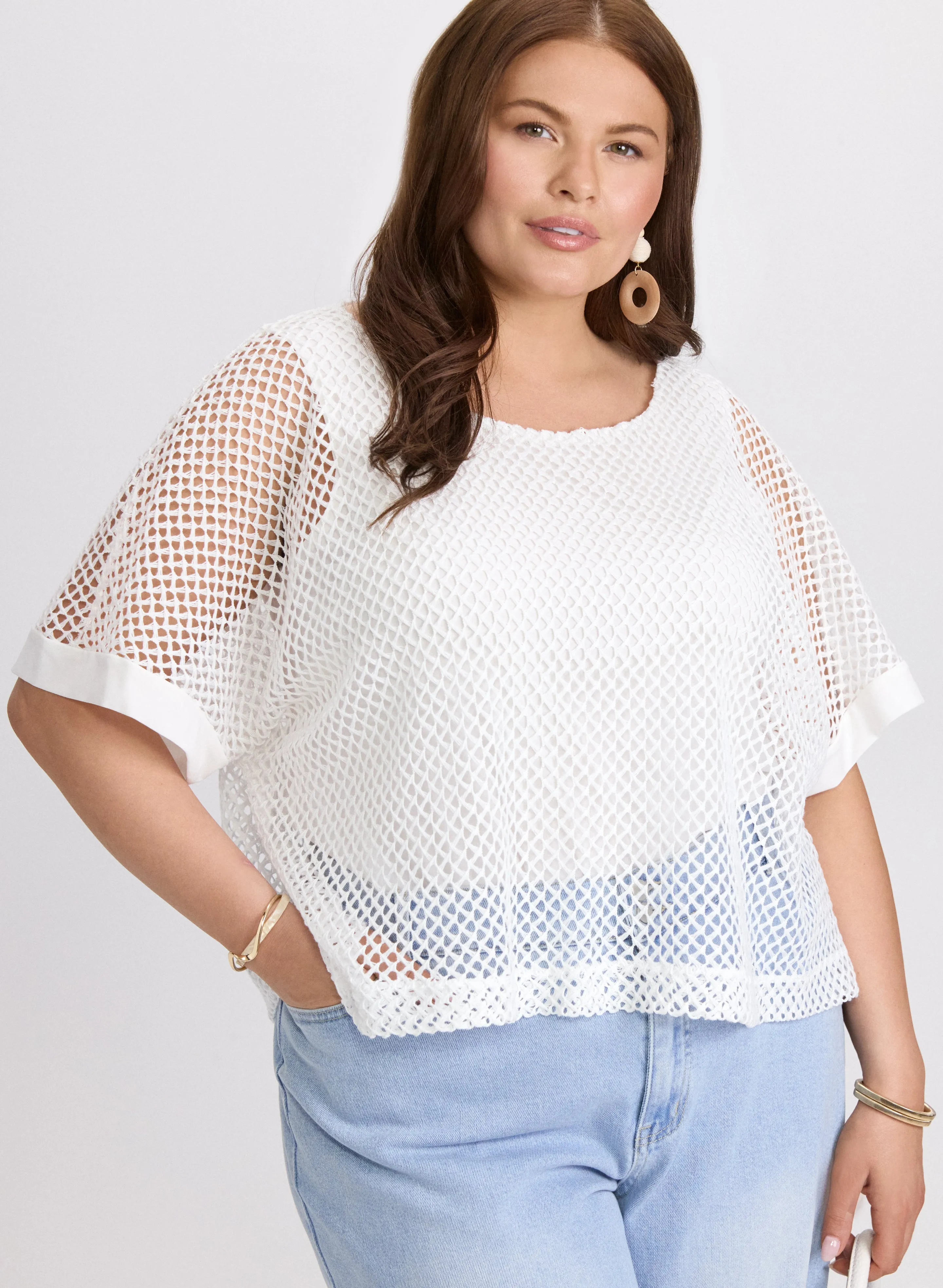 Laura Short Sleeve Crochet Top Laura Short Sleeve Crochet Top - Image 1