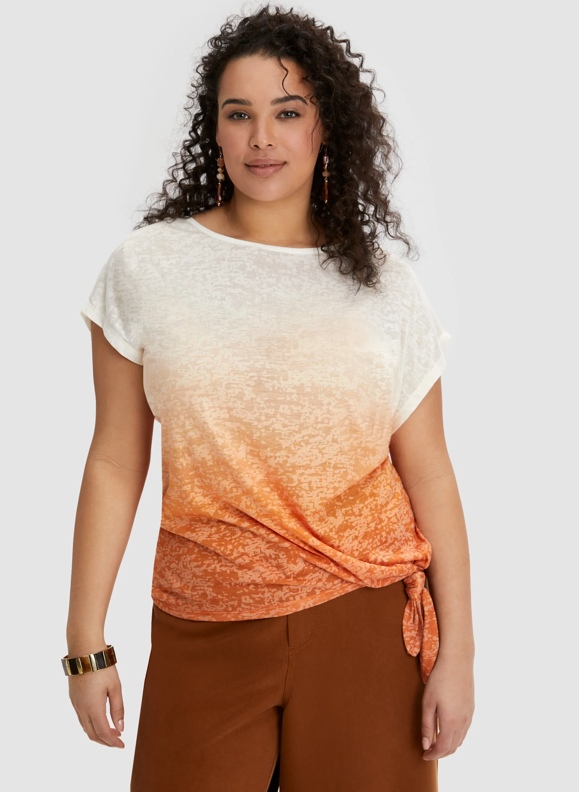 Laura Dip Dye Burnout Tee Laura Dip Dye Burnout Tee - Image 1