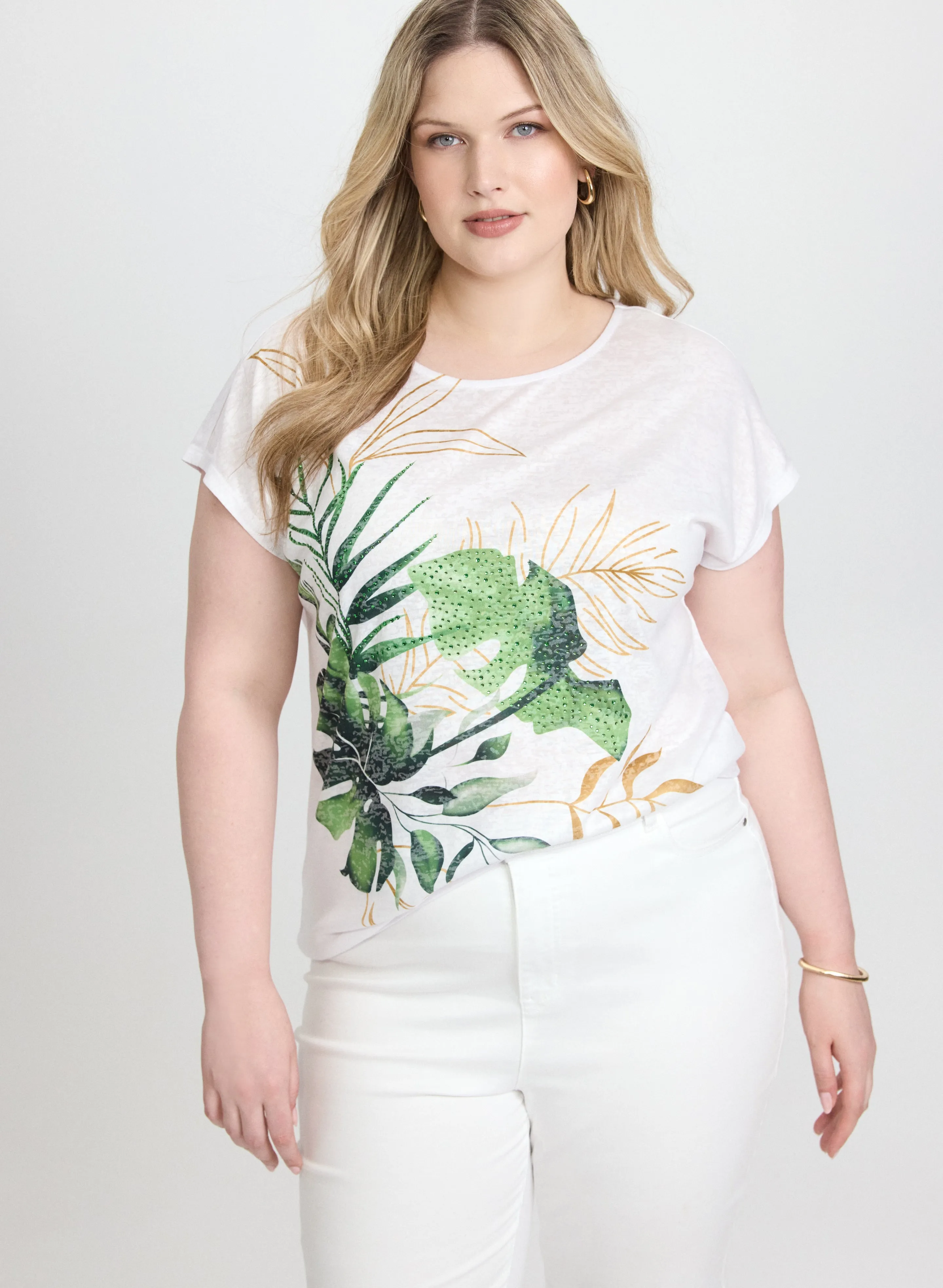 Laura Tropical Print T-Shirt Laura Tropical Print T-Shirt - Image 1