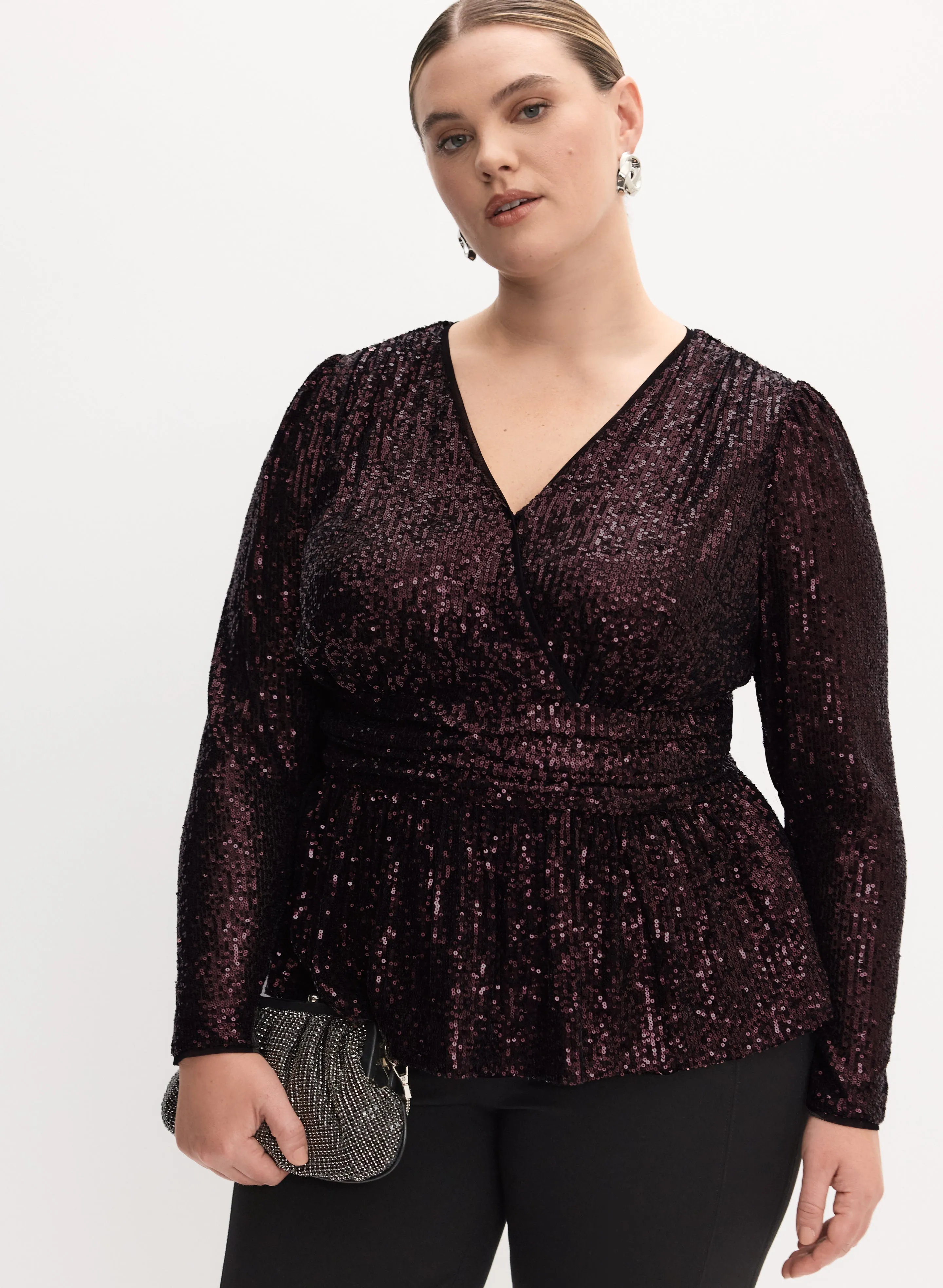 Laura Melanie Lyne - Crossover Sequin Top Laura Melanie Lyne - Crossover Sequin Top - Image 1
