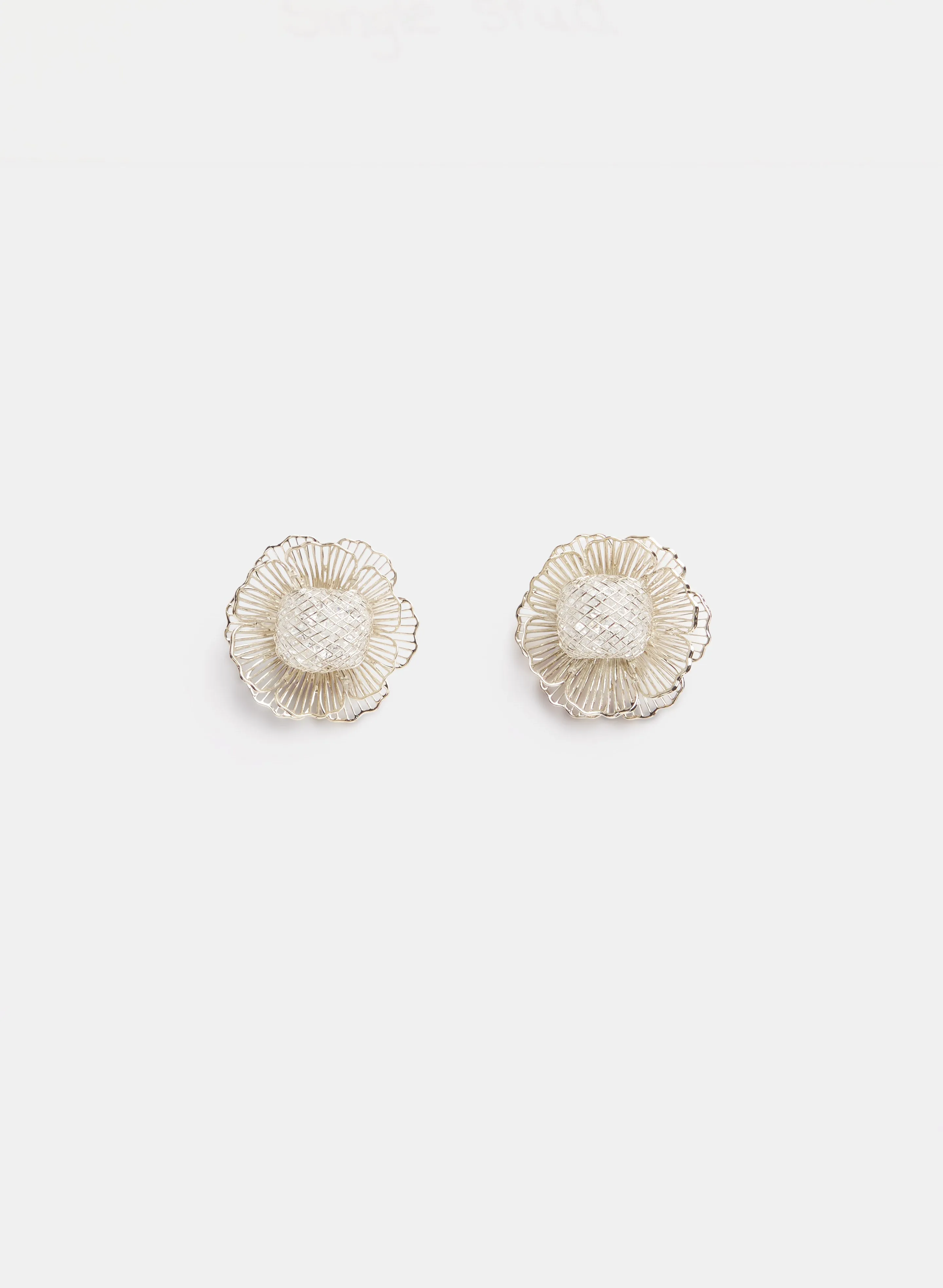 Laura Brass Flower Earrings Laura Brass Flower Earrings - Image 1