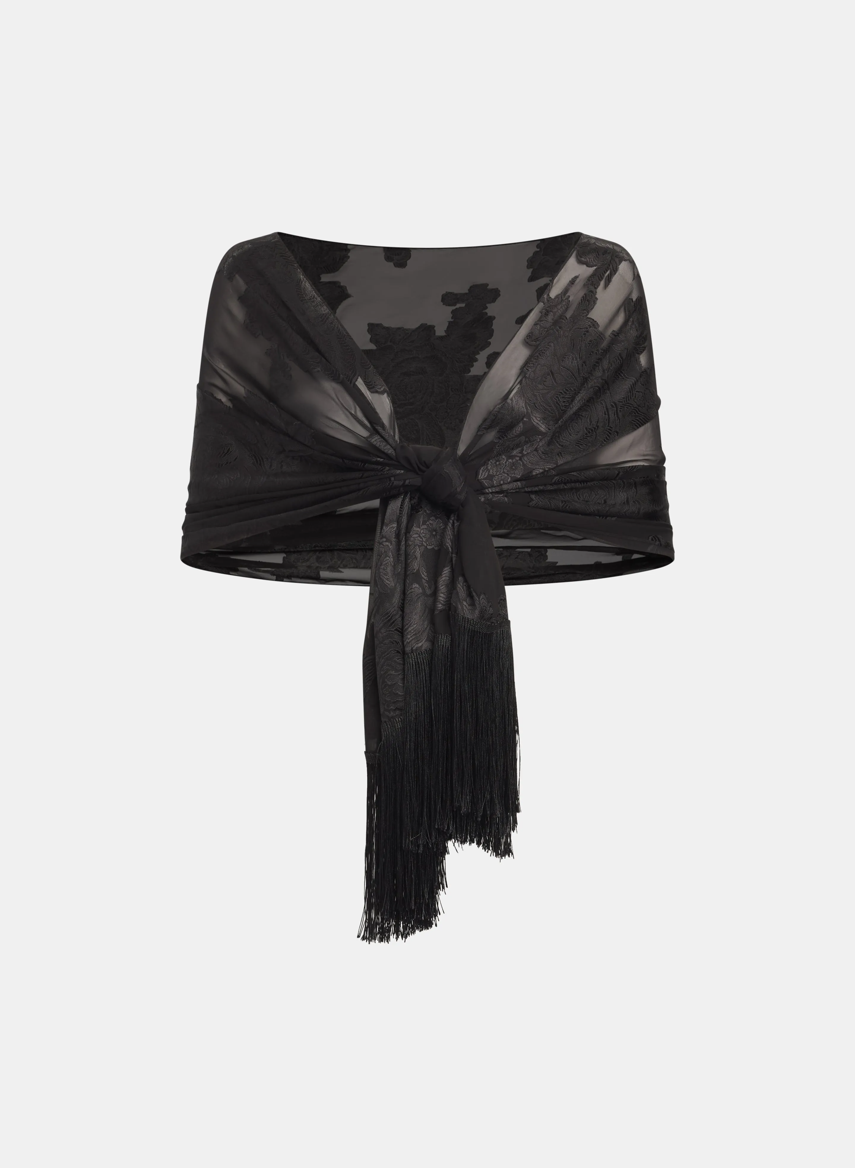 Laura Jacquard Rose Wrap Laura Jacquard Rose Wrap - Image 1