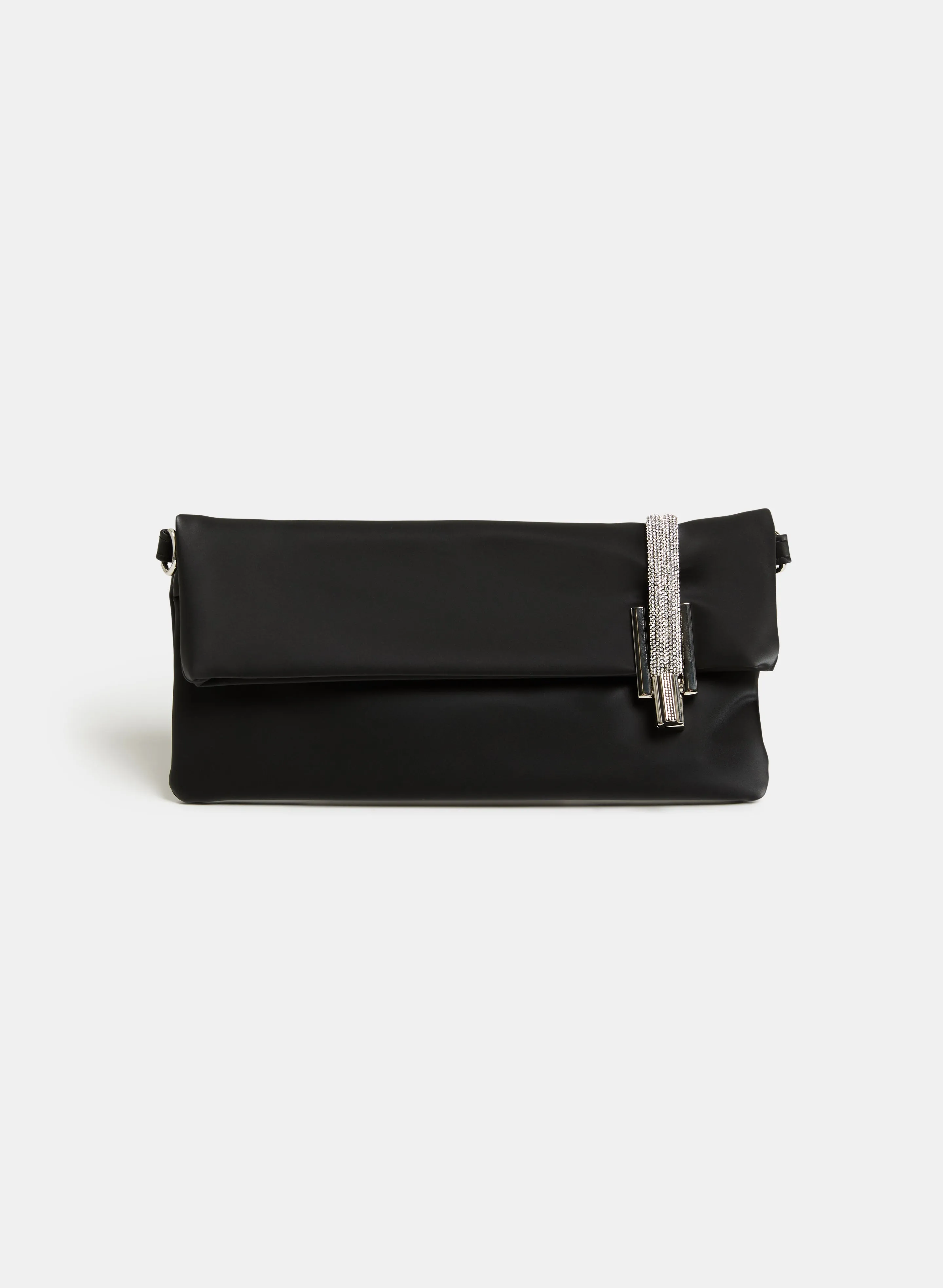 Laura Rectangular Satin Clutch Laura Rectangular Satin Clutch - Image 1