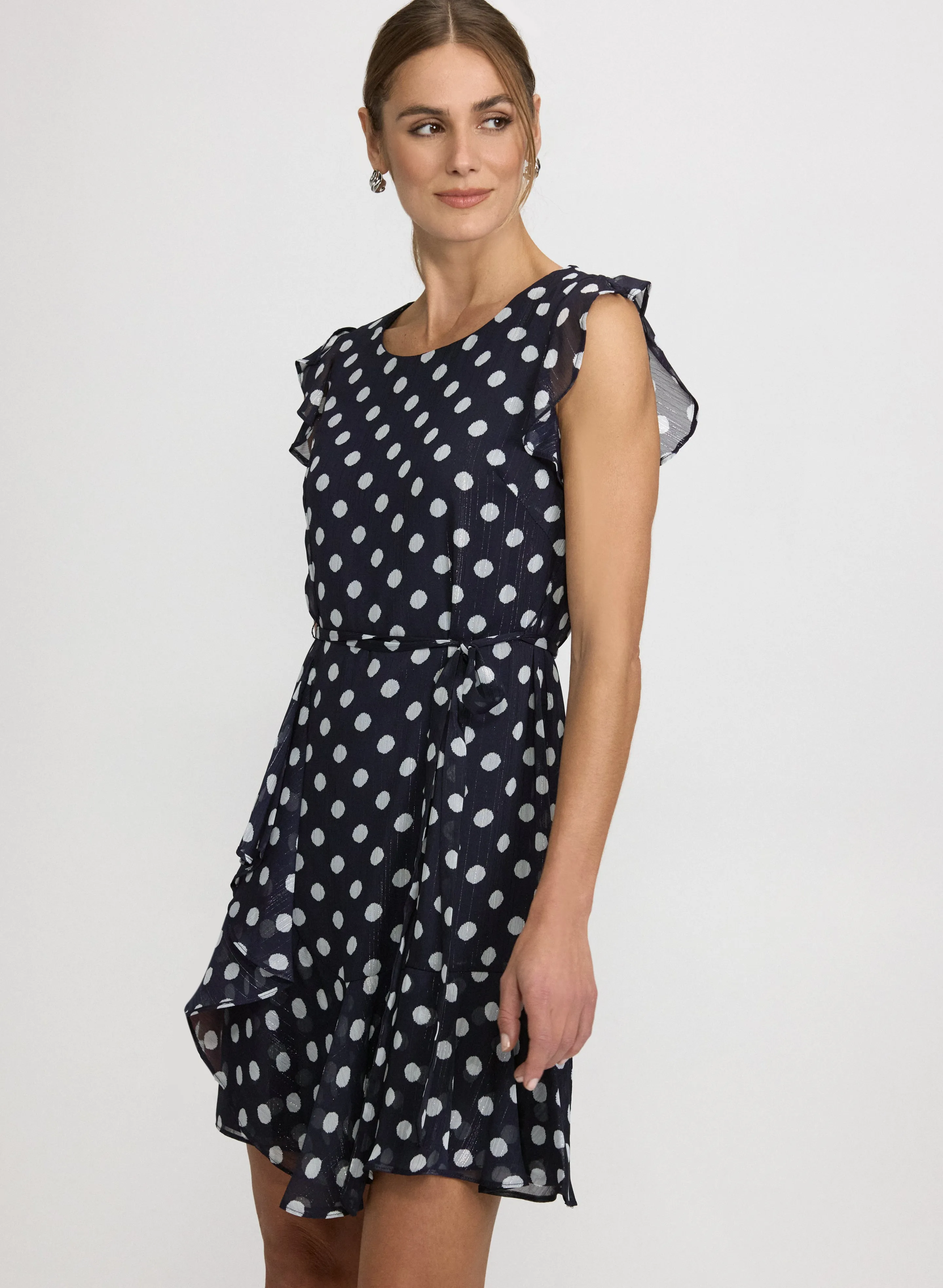 Laura Polka Dot Chiffon Dress Laura Polka Dot Chiffon Dress - Image 1