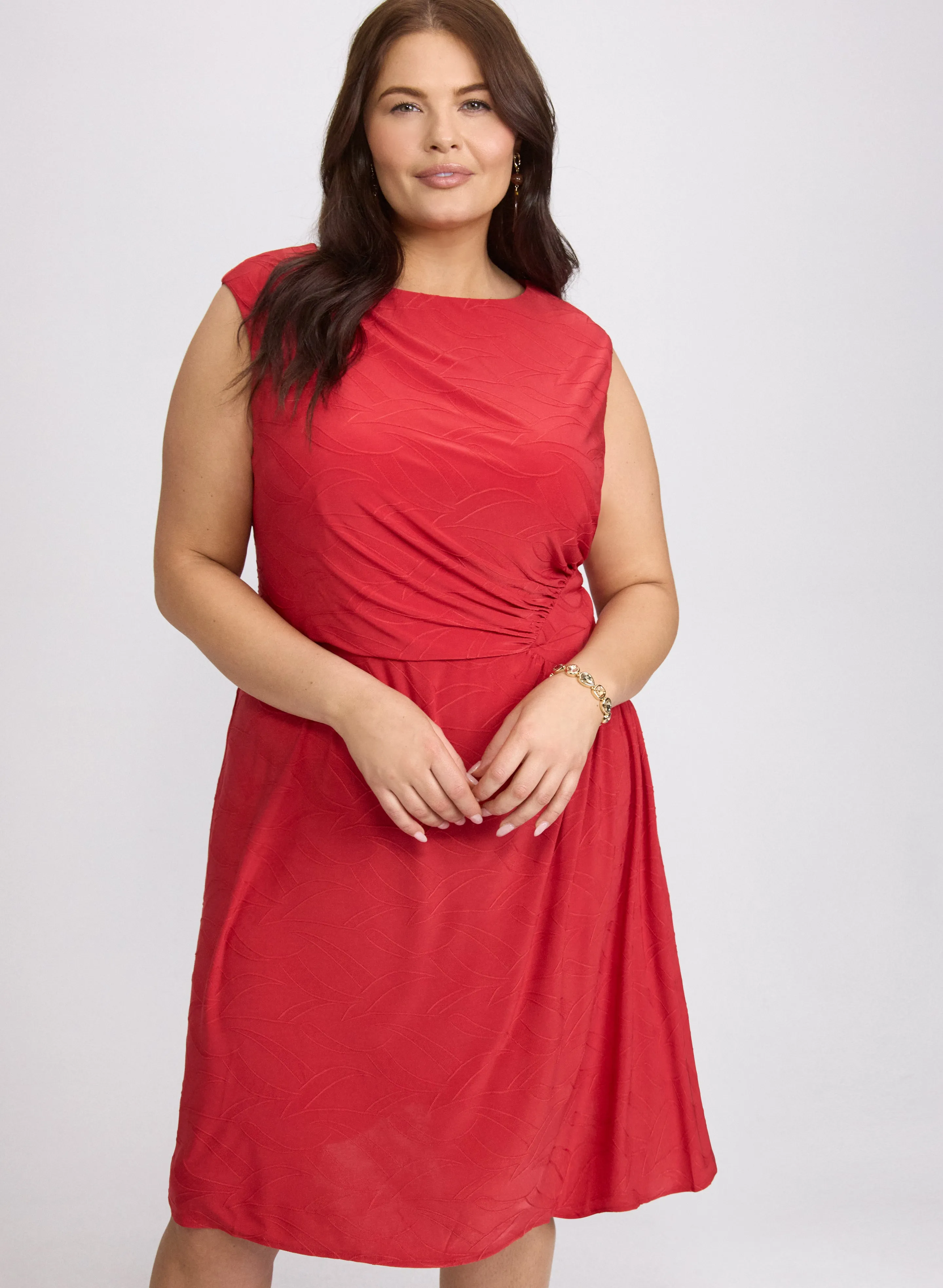 Laura Textured Jersey Dress Laura Textured Jersey Dress - Image 1
