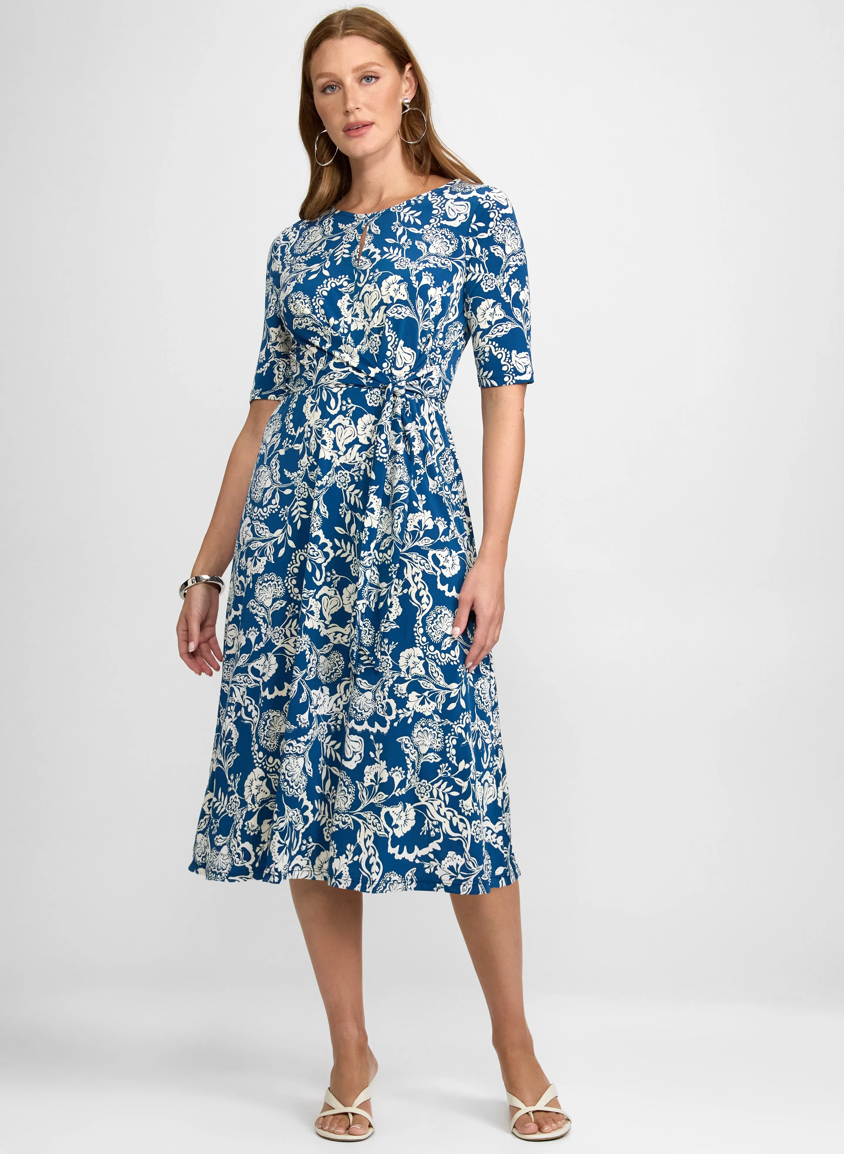 Laura Paisley Midi Dress Laura Paisley Midi Dress - Image 1