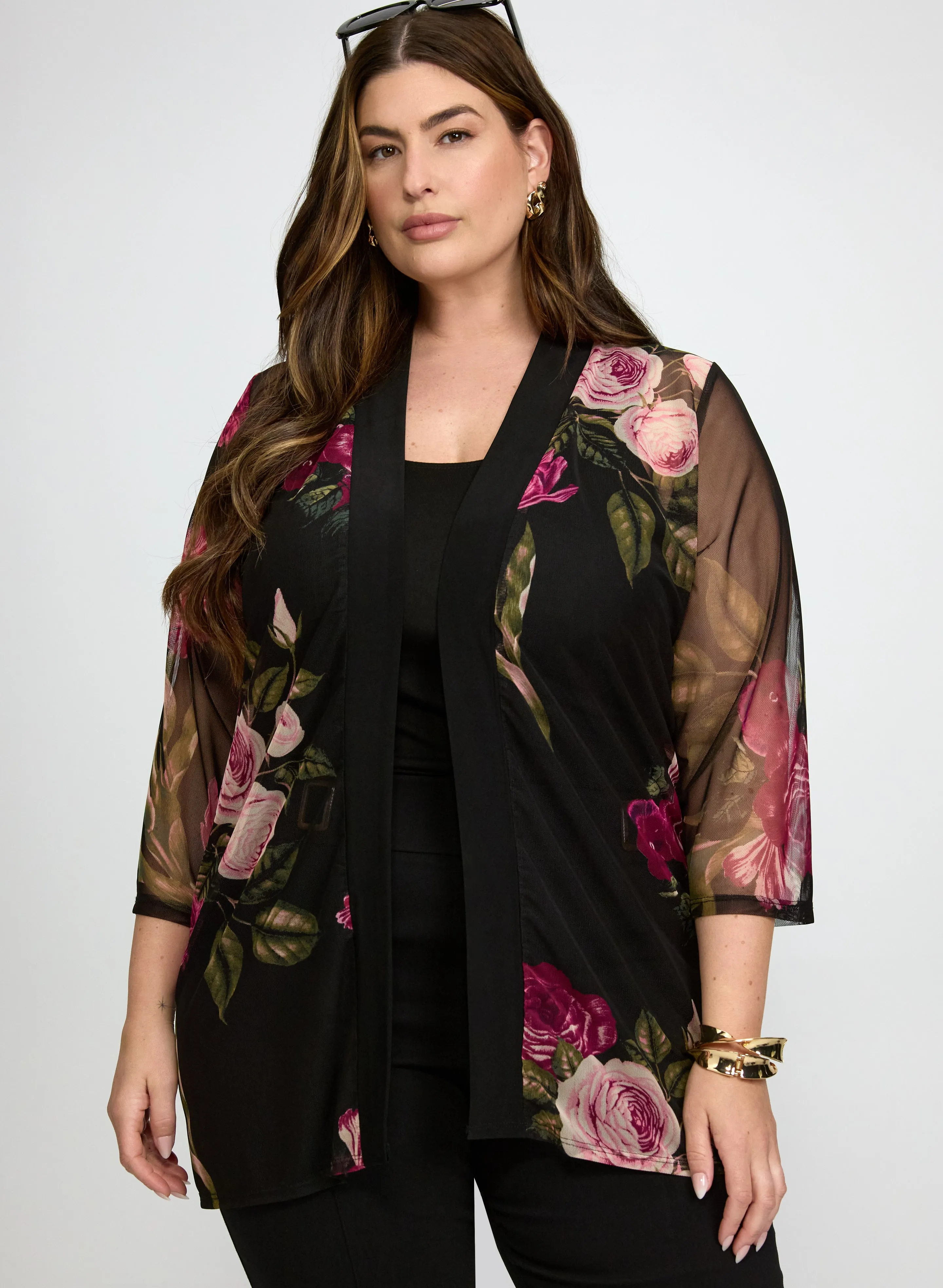 Laura Mesh Floral Cardigan Laura Mesh Floral Cardigan - Image 1