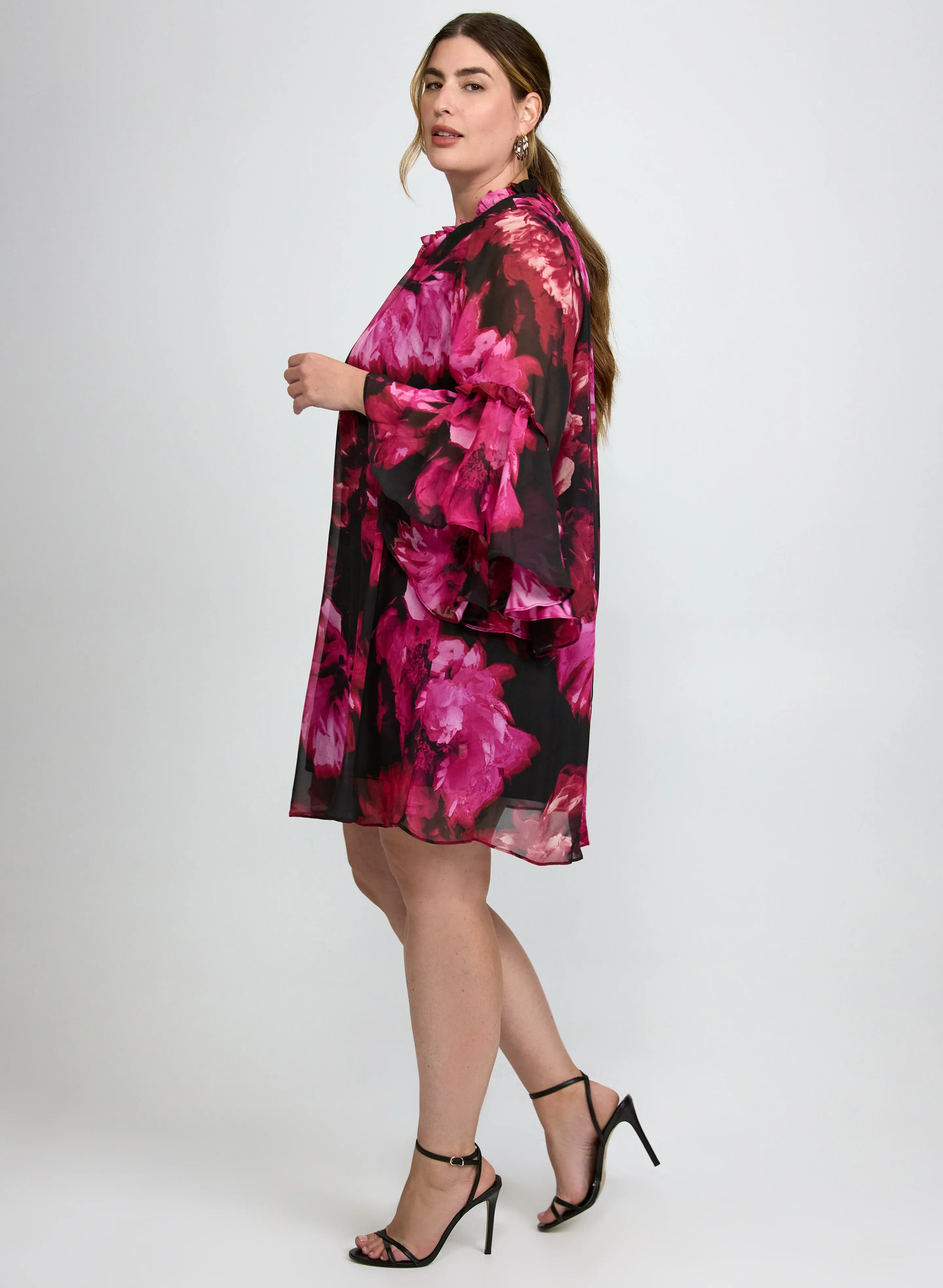 Laura Floral Chiffon Dress Laura Floral Chiffon Dress - Image 1