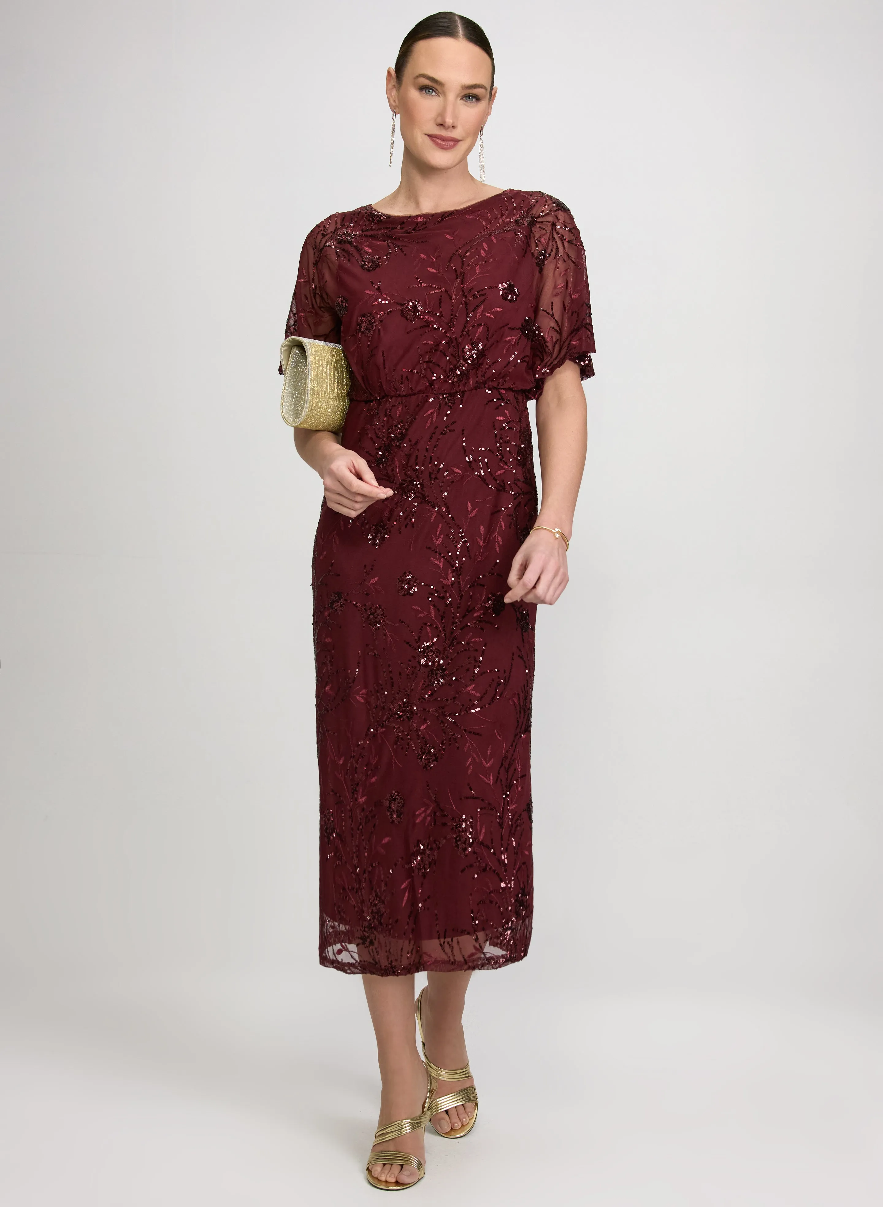 Laura Sequin Midi Dress Laura Sequin Midi Dress - Image 1