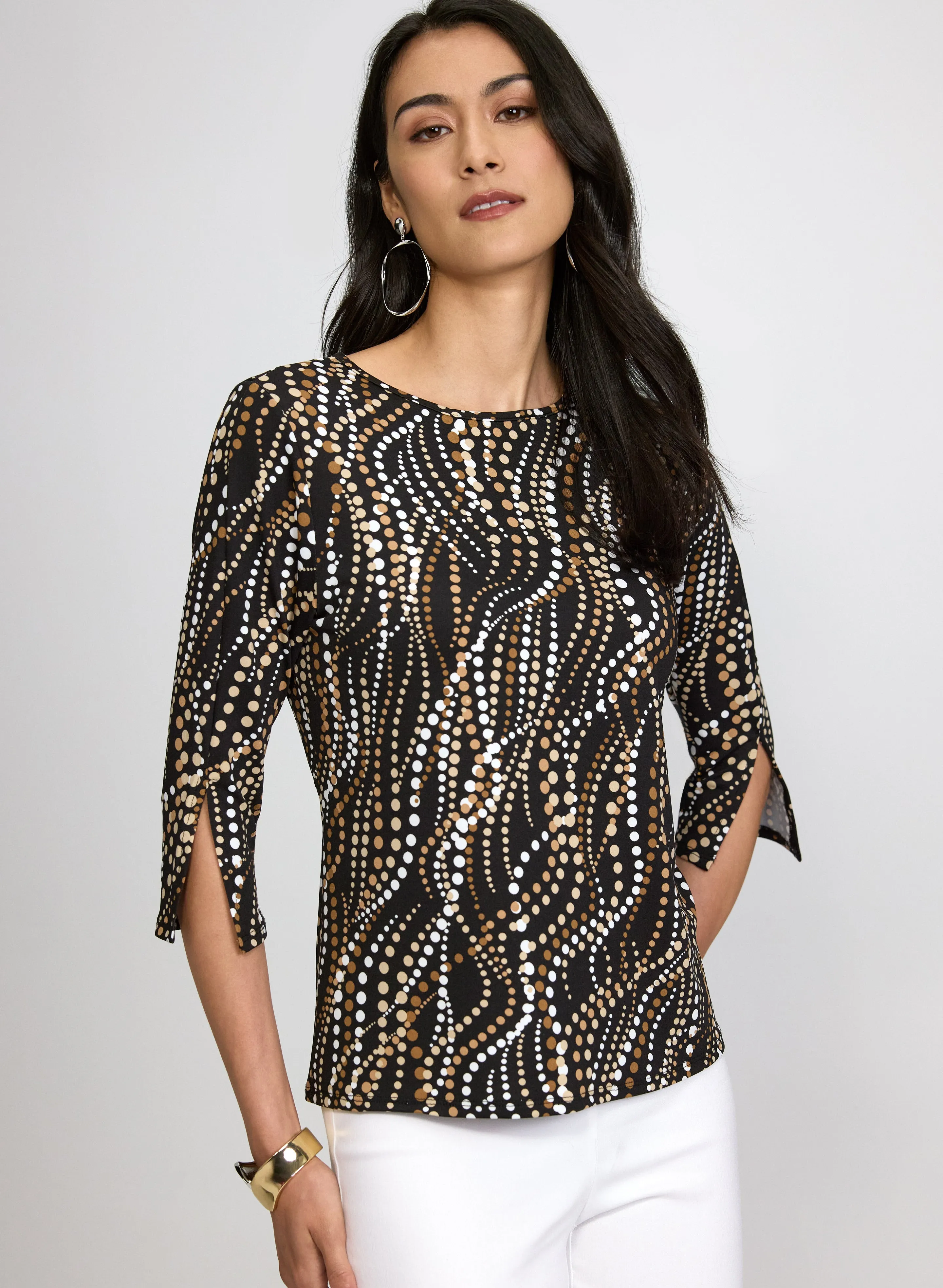 Laura Dot Print Top Laura Dot Print Top - Image 1