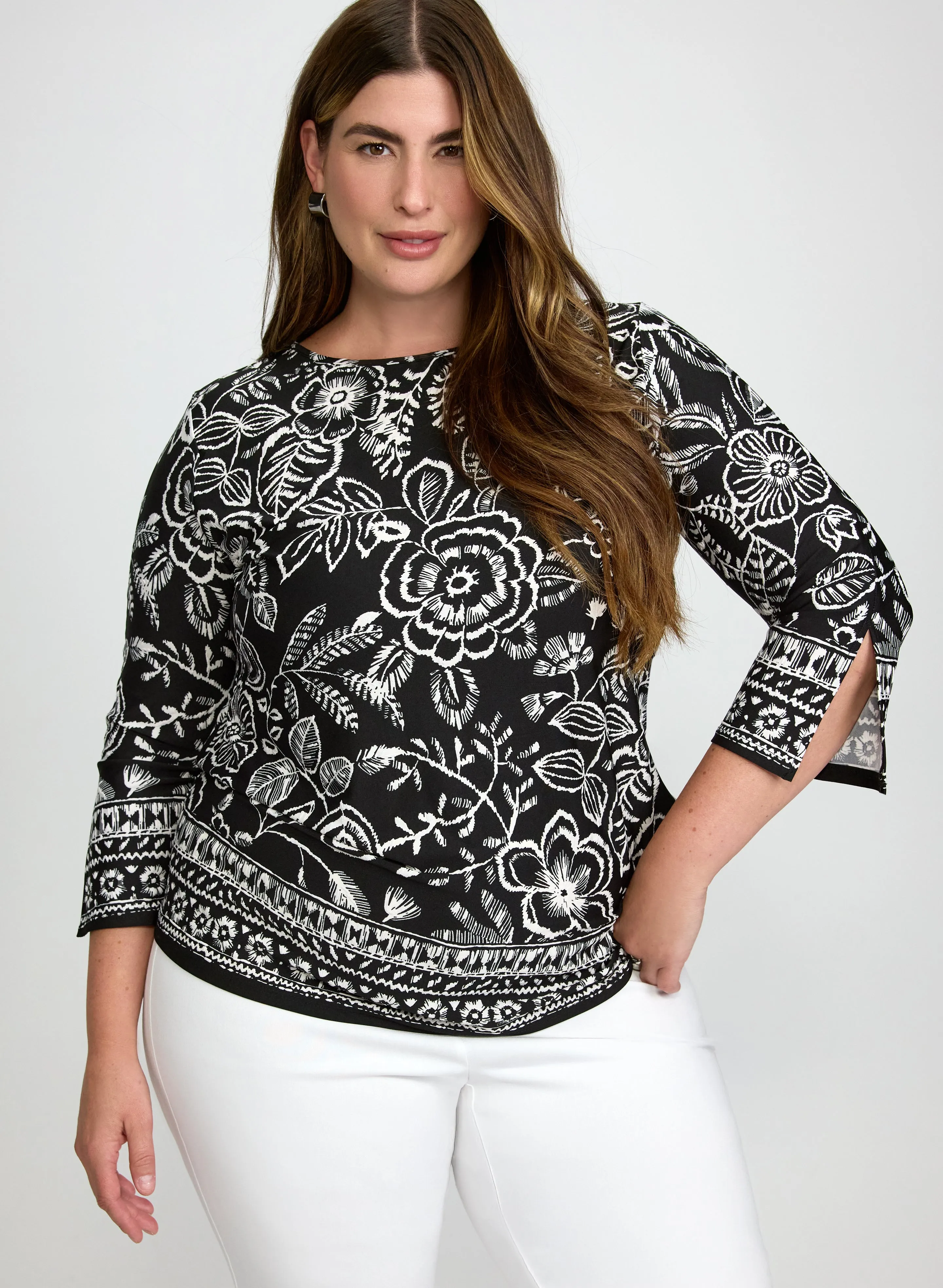 Laura Mixed Floral Print Top Laura Mixed Floral Print Top - Image 1