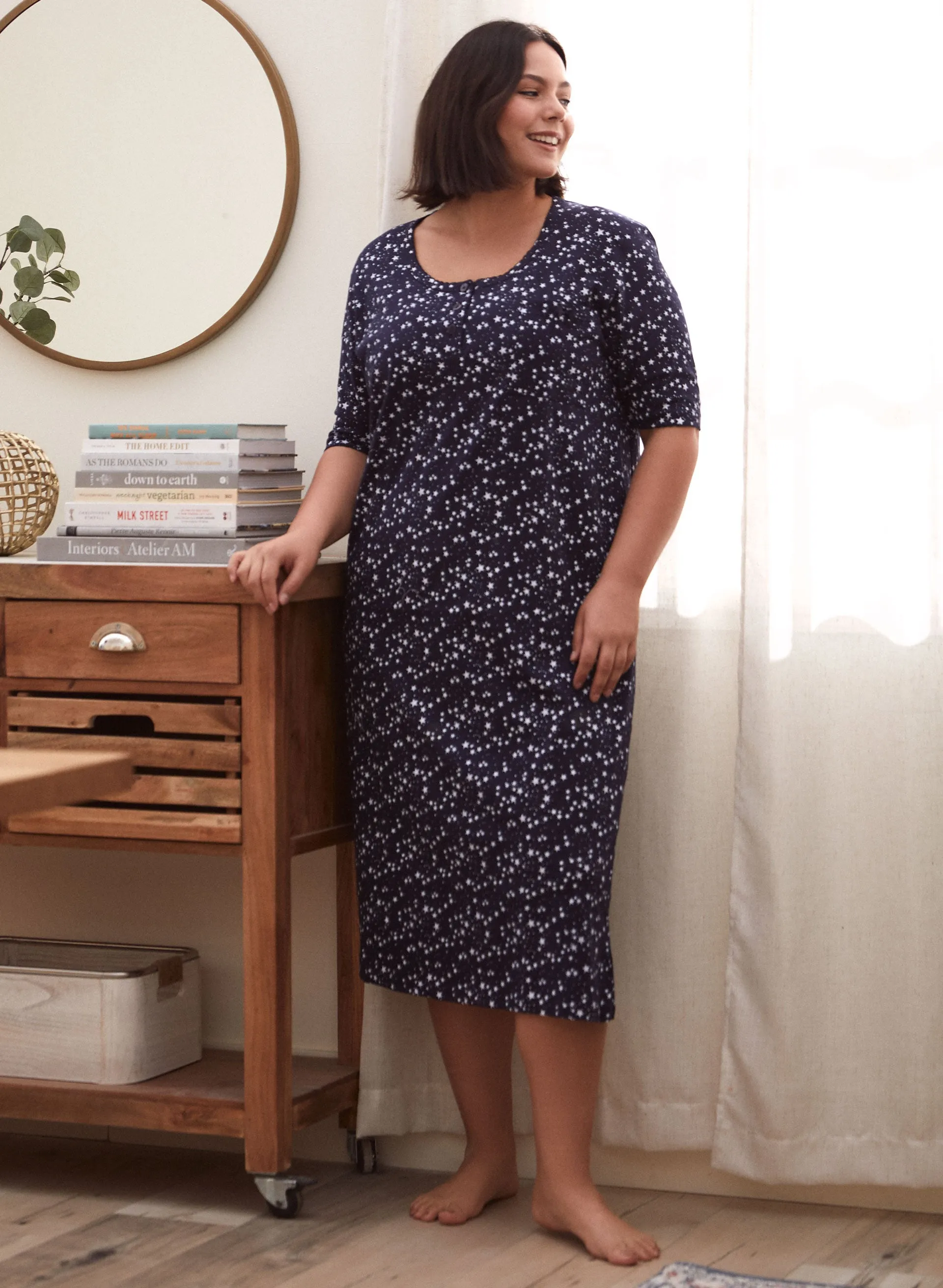 Laura Star Print Nightgown Laura Star Print Nightgown - Image 1