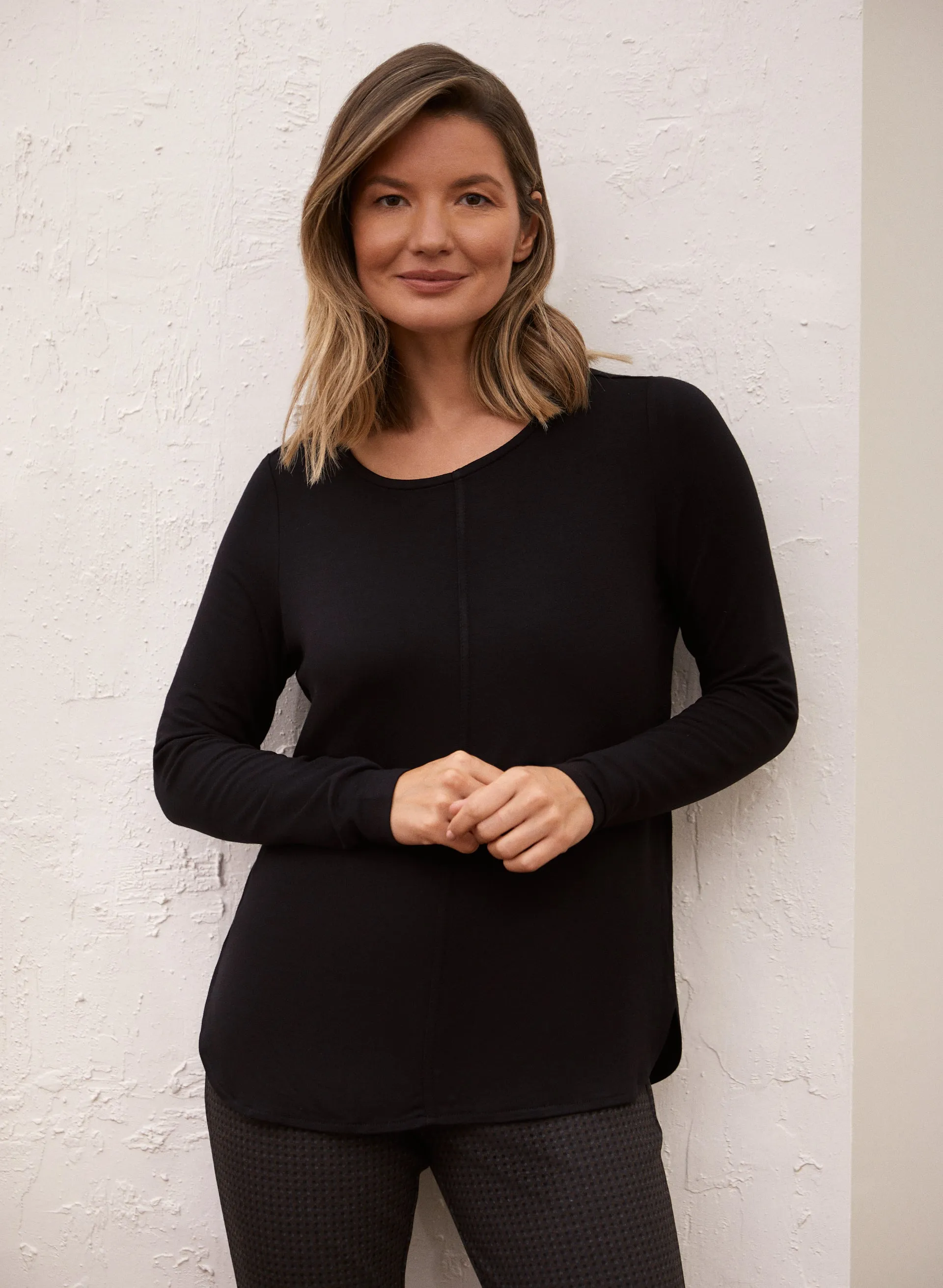 Laura Long Sleeve Seam Detail Top Laura Long Sleeve Seam Detail Top - Image 1